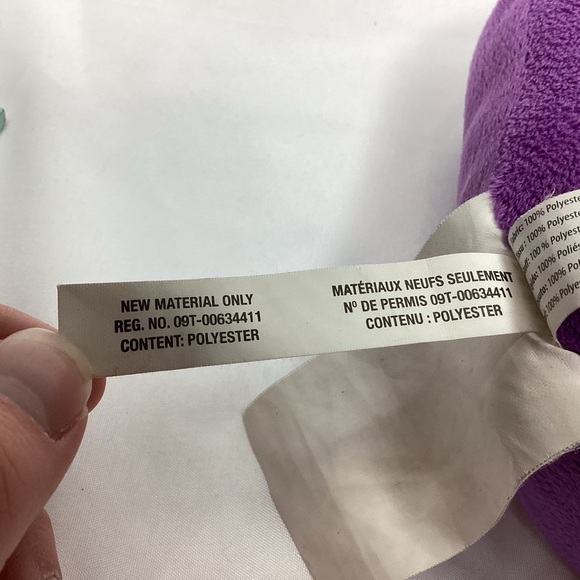 Plush Craft Fabric by Number Owl Decorative Pillow Purple Pink Rainbow Crafting - Picture 8 of 11